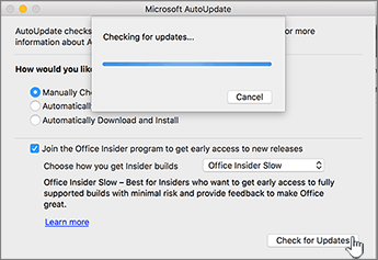 microsoft updates for mac office 2011 for password